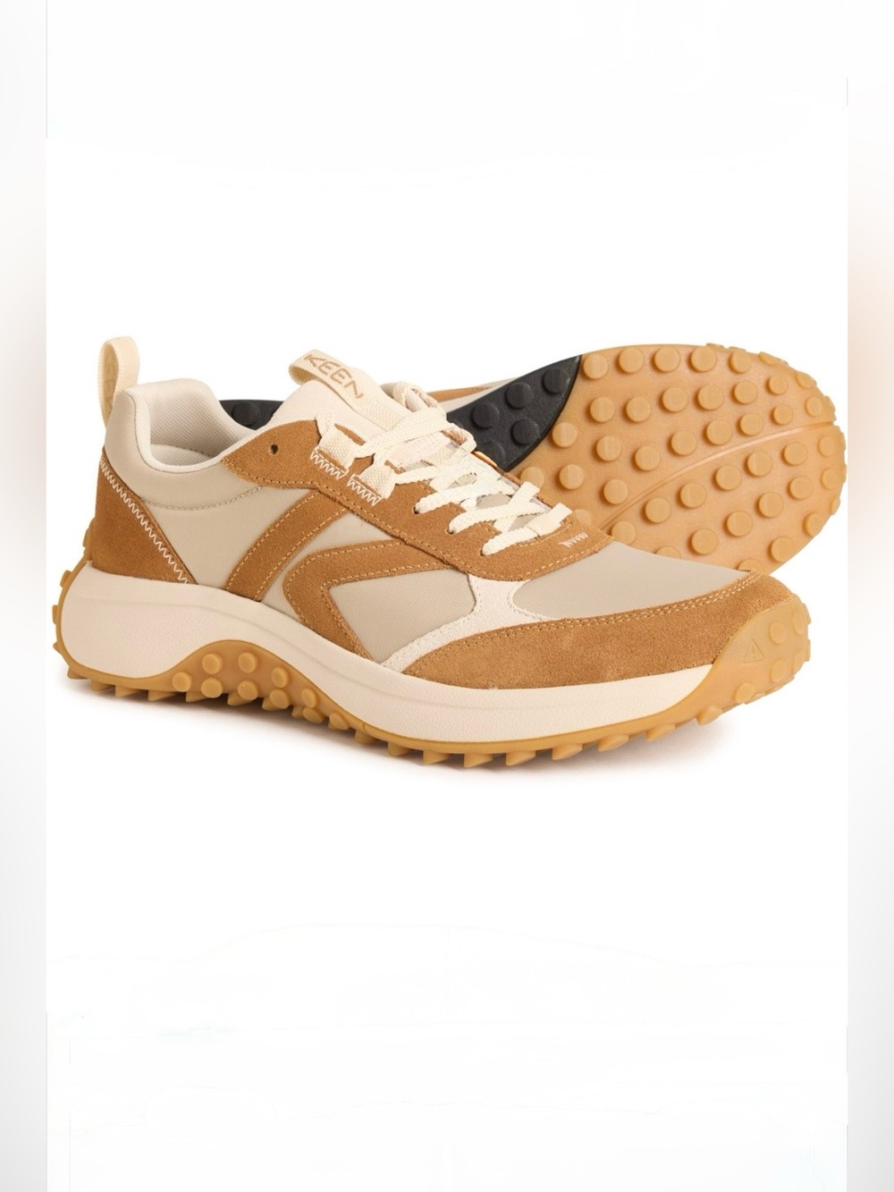 KEEN Men's Beige/Tan Trail Runner Sneakers